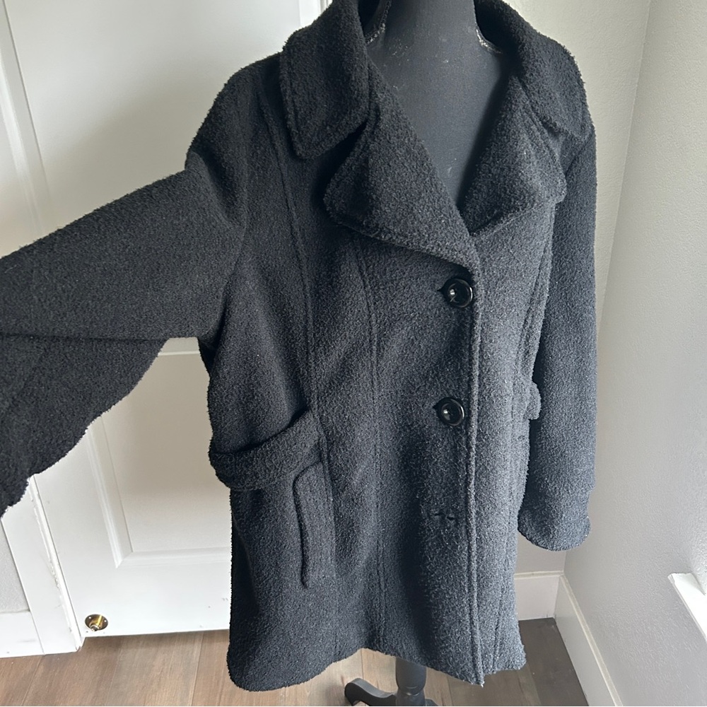 Dress Barn Plush Teddy Jacket - Picture 3 of 6